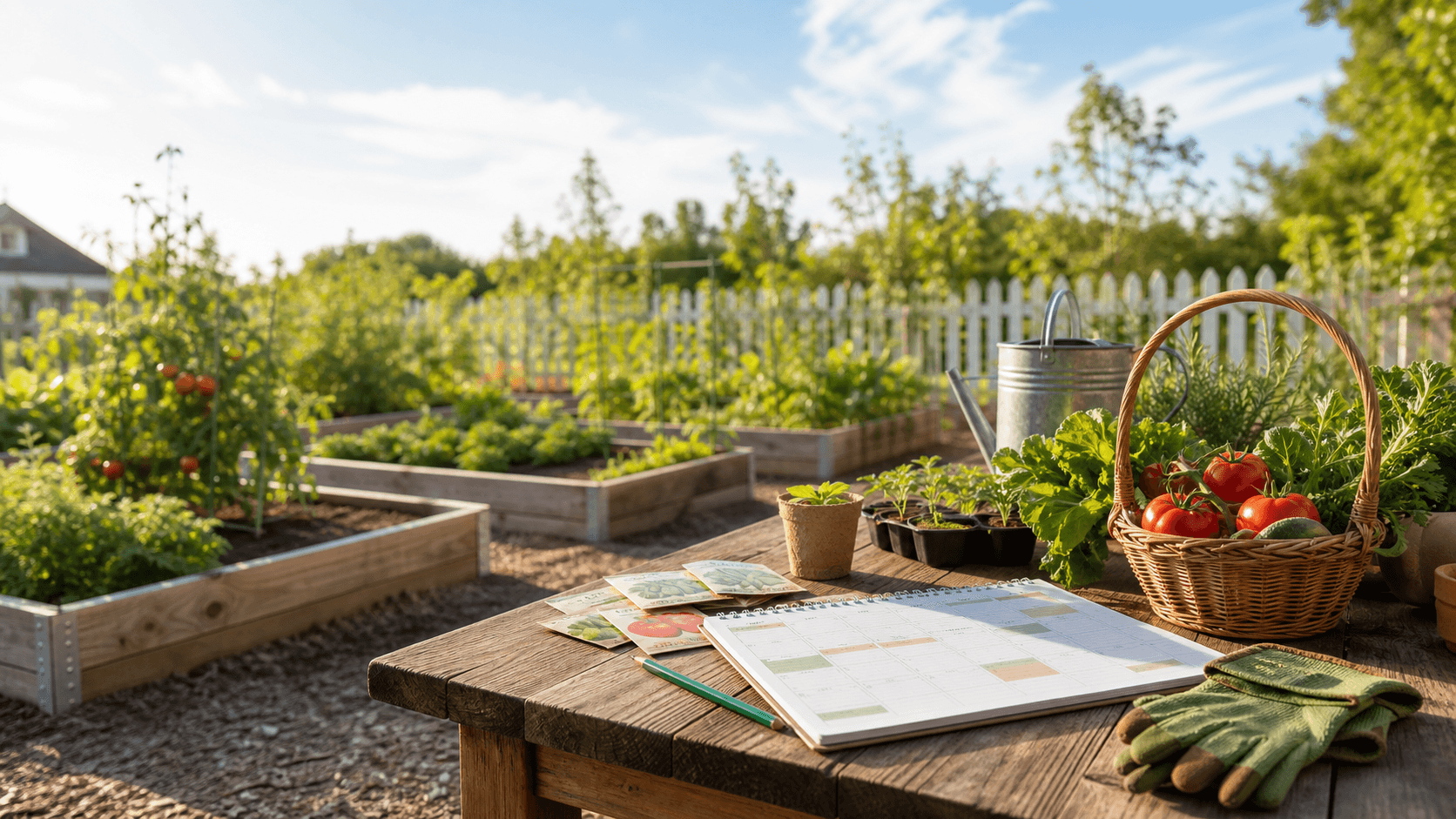 Vegetable garden planting plan